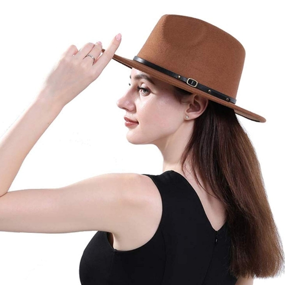 unisex Belt Buckle Fedora Hat main image 8